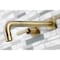 Kingston Brass KS6023CML Wall Mount Tub Faucet, Antique Brass KS6023CML - alternate 3